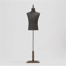Manequim de Costura Ajustável para Arte Pano Masculino, Metade Comprimento Terno Modelo Do Corpo, Calças Bracket Display, Armazenar Base De Madeira, D146 - Image 2