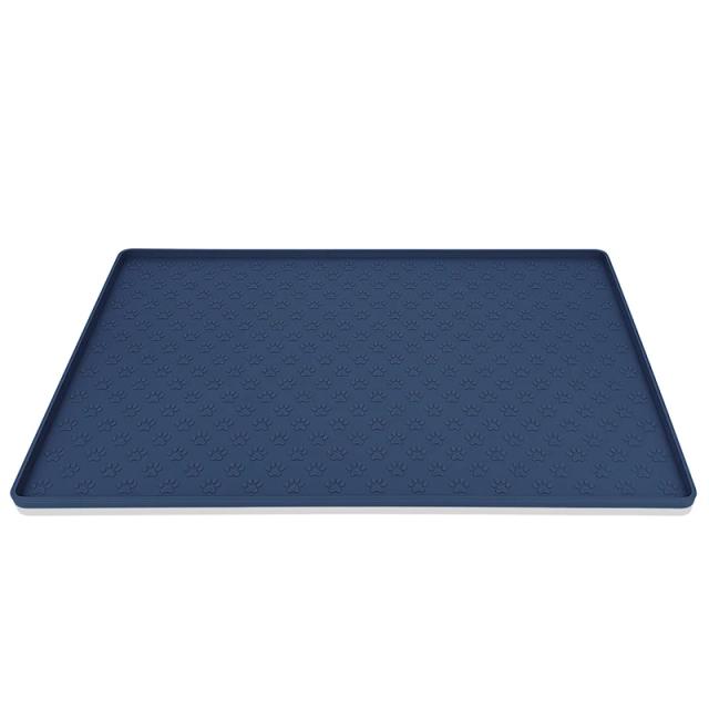 Almofada Alimentadora Impermeável de Silicone para Cães e Gatos – Protetor de Comida e Água