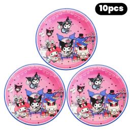 Balão temático Sanrio dos desenhos animados, Festa de aniversário Suprimentos, Banner, Látex Balão Decoração, Bolo Suprimentos, Copos de Presente Infantil - Image 4
