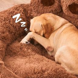 Sofá-cama lavável para cães pequenos, acessórios quentes para animais de estimação, cama grande, esteira, canil, cesta média, filhotes e gatos - Image 4