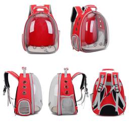 Gato Saco De Transporte Espaço Pet Mochila Respirável Portátil Transparente Mochila Cachorro Transportadora De Transporte Space Capsule Bag Animais De Estimação - Image 3