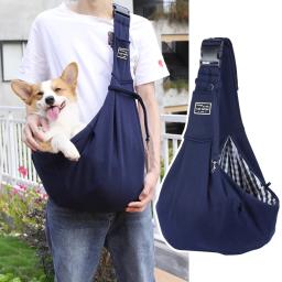 Bolsa de transportadora ajustável Pet Dog Travel Outdoor Puppy Single Shoulder Bags, Bolsa de ombro confortável, Corgi Puppy Tote Pouch - Image 1