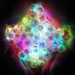 Colorido LED Flash Lights, Perfeito para balões, festas, casamentos, aniversários e mais, 50PCs Halloween e Thanksgiving Gift - Image 1