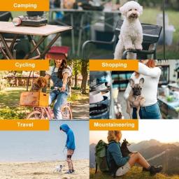 mochila para cachorros acessórios para animais de estimação portadores mochila pet Produtos de malha para viagens ao ar livre respiráveis - Image 6