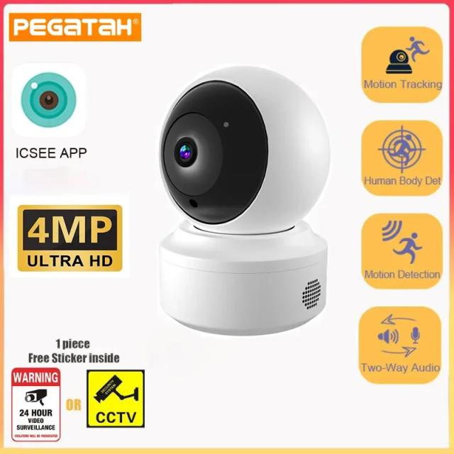 Câmera IP Onvif Camdepot com Rastreamento AI, Detecção Humanoide, Áudio Bidirecional e Monitor PTZ 3MP para Segurança e Vigilância