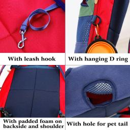Mochila de transporte para animais, Bolsa de transporte para cães - Image 5