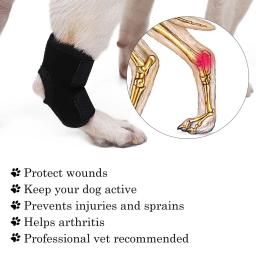 Ajustável Pet Dog Bandagens, Lesões, Perna, Joelho, Brace Strap, Recuperação Manga, Suprimentos Médicos, Cães Acessórios - Image 6
