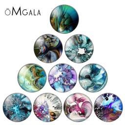 GICLEE FINE Art Print Cabochão De Vidro, Flat Back Making Finding, Pintura Acrílica Flash Original, Foto redonda, Demo Finding, 12mm, 20mm, 25mm - Image 1