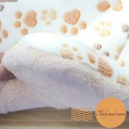 Esteiras de cama de gato macio curto Plush Pet Sleeping Bed Mats para gatos Cães pequenos Cute Pet Pad Blanket Almofada de gatinho quente Acessórios de gato - Image 2
