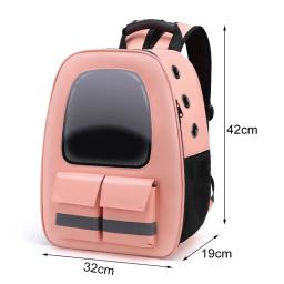 Mochila Respirável para Pet, Bolsa para Cachorro e Gato Pequenos, Transporte com Alça de Segurança, Acessórios de Viagem - Image 6
