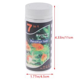 7in 1 aquário teste kit, água doce e água salgada lagoa teste tiras para aquário, água doce e água salgada, 1pc - Image 2