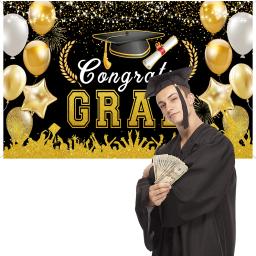 Pano de fundo para decoração de formatura, Banner, Tablecover, Balão para casa, Escola, Graduação, 2020 - Image 5