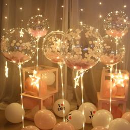 Bobo Balões Transparentes, Balão Inflável, Balão LED, Natal, Casamento, Festa de Aniversário, 9 Tamanhos, 8-36 ", 10Pcs - Image 2