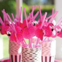 Canudos bebendo com flamingo, abacaxi, praia, tropical, aniversário, verão, piscina, casamento, suprimentos, 25 ou 50pcs - Image 2