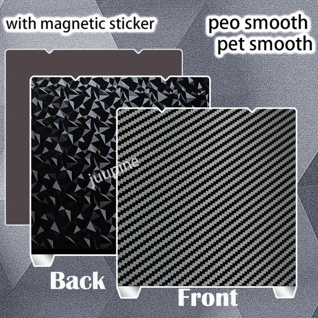 Camas Aquecidas para Pets com Folha Pei para Impressoras K1 Creality e Ender 3, Tamanho 235x235