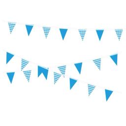 Oktoberfest Bunting Banner Decoração, Bandeira de Verificação Bávara, Banner de Boas Vindas para Festa Temática Alemã, Decoração Guirlanda, 10m - Image 3