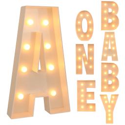 Caixa De Enchimento De Balão De Quadro De Luz LED, A-Z Carta Gigante, Decoração De Festa De Aniversário, Menino, Menina, Chuveiro De Bebê, Casamento, Decoração De Natal - Image 1