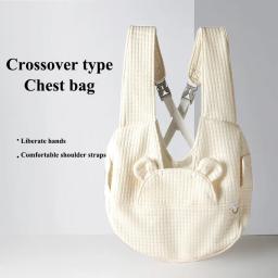 Respirável Cruz Design Peito Mochila para Animais de Estimação, Conforto Dog Bag, Gatinho Transportadora, Saco de Viagem Ao Ar Livre, Pet Supplies Acessórios - Image 2