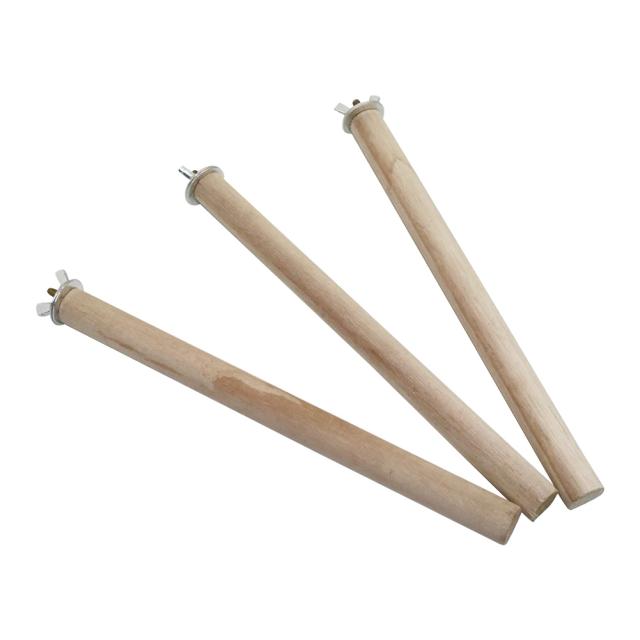 Suporte para Pássaros de Madeira - Brinquedo Perch para Papagaio e Pombo, 1 Unidade