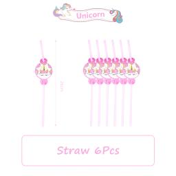 Unicórnio Decoração de Aniversário para Crianças, Balão de Festa, Louça, Suprimentos para Criança, Menina, Evento Festivo, Decoração de Casa, Prato Presente - Image 6