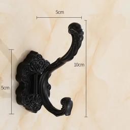 Antique Bronze Cor Wall Ganchos, Racks, Cabide, Toalha De Metal, Casaco, Robe Hook, Acessórios Do Banheiro, Novo - Image 2