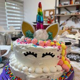 Tema do unicórnio Bolo Toppers, arco-íris, chifre asas, menina festa de aniversário, DIY Decoração, Cupcake Wrapper, Fontes do partido - Image 6