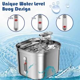 Sensor automático fonte alimentador de água para gatos, grande capacidade, Pet Products, bebedor para gatos, alimentação e rega suprimentos, 2.5L - Image 2