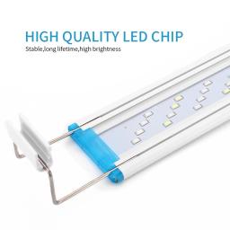 90-260v lâmpada de aquário 3 modo ajuste led fish tank clipe fino paisagismo iluminação ue aquático suprimentos para animais de estimação produtos - Image 2