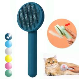 Pente Depilante para Animais de Estimação, Escova de Higiene para Gatos, Removedor de Cabelo Pet, Cachorro e Gatinho - Image 1
