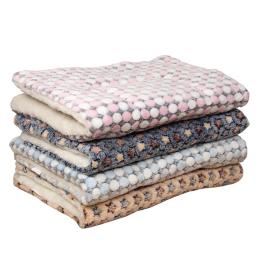 Cobertor macio macio para animais de estimação, tapete quente, respirável, pele amigável, impressão estrela bonito, cama de cães e gatos - Image 6