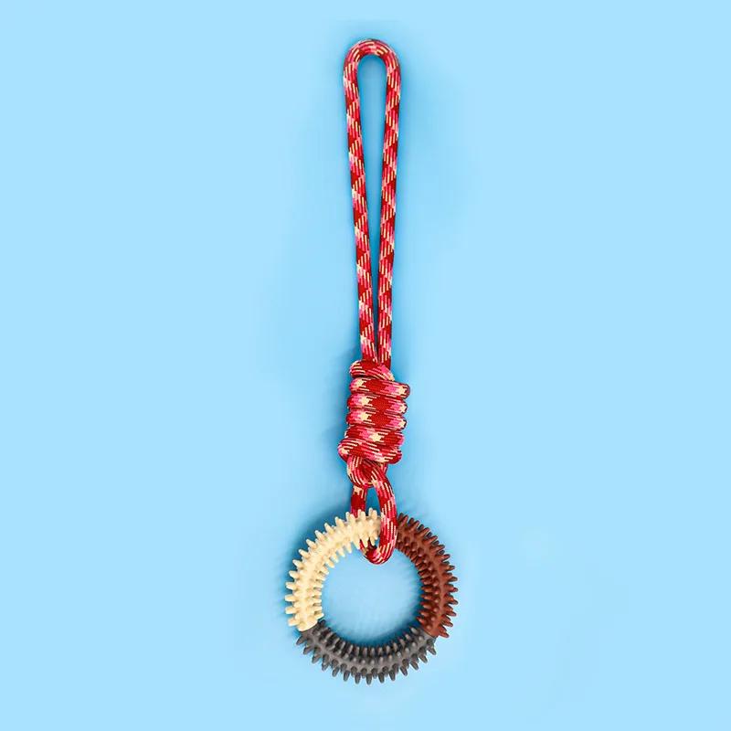 Treinamento Interativo Pet Toy, Anel Cravado, Suprimentos De Limpeza De Dentes De Cão, Super - Image 1