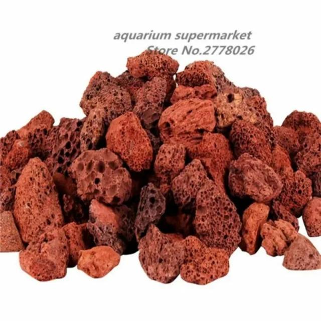 Filtro de Aquário com Pedra Vulcânica e Areia Inferior para Paisagismo Aquático - 300g de Material Ideal para Crescimento de Plantas Aquáticas
