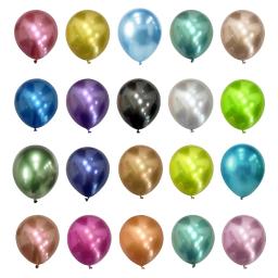 12 polegada metal balões de aniversário 10/20/30 pçs prata champanhe cromo ouro metálico balão para o aniversário do chuveiro do bebê decoração de casamento - Image 1