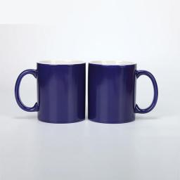Sublimação térmica em branco mudança de cor mágica sensível caneca cerâmica água café leite copo para diy logotipo impressão fotos - Image 4
