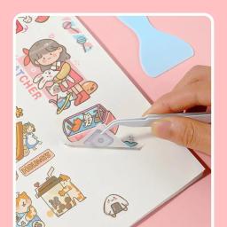4 pçs/set diy scrapbooking artesanato kit faca caneta pinças cola varas pá ferramentas conjunto corte pasta papel arte trabalho acessórios de corte - Image 5
