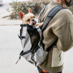 Mochila de viagem respirável e lavável para pet, 1pc, mochila de viagem ao ar livre, ventilação, ao ar livre, caminhadas - Image 1