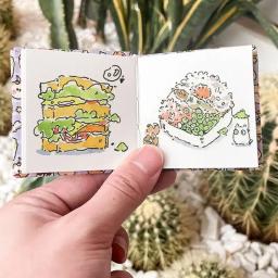 Mini paleta de tinta aquarela noz, bandeja de paleta de madeira, viagens profissionais arte pintura suprimentos, 8 grade, 0,5 ml - Image 6