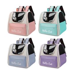 Mochila portátil de grande capacidade para animais, Confortável e respirável, Dog and Cat Bag, Outing - Image 6