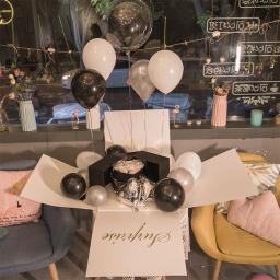 Doce caixa surpresa para casamento e festa de aniversário Caixas do Favor de Celebração, grande capacidade de armazenamento para casa, decoração dourada - Image 5