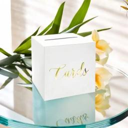 Caixa De Cartão De Convite De Casamento Branco, Envelope De Recepção, Caixa De Recebimento De Cartão De Dinheiro Para Graduação, Reuniões De Festa - Image 4