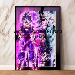 Dragon Ball Anime Canvas Printing, Goku, Vegeta, Quarto, Home Picture Decor, Impressões, Pinturas, Cartaz, Personagem de Desenho Animado, Presentes - Image 2