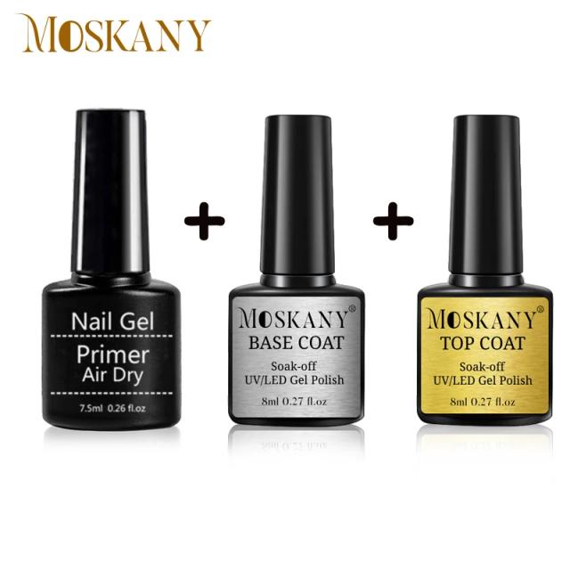 Kit Completo de Nail Art: Primer Acrílico Sem Ácido, Base Coat, Top Coat e Gel Removível com Ferramentas de Design