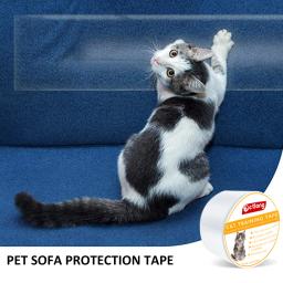 Fita protetora do sofá do animal de estimação, filme anti-scratch do gato, treinamento Pet Supplies, móveis seguros e transparentes, 300cm - Image 6
