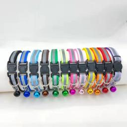 Coleira reflexiva de nylon, Segurança noturna, Flashing Light Up, Trela ajustável para cães, Pet Pet Shop, Coleira para gatos e cães pequenos - Image 1
