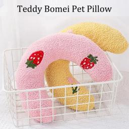Pequeno travesseiro para gatos, Ultra macio fofo pet calmante brinquedo, Meia rosquinha cuddler para alívio das articulações dormir, melhorar o sono, 1pc - Image 4