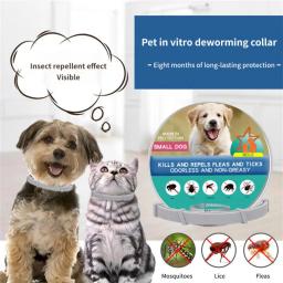 1Pc Pet Flea E Tick Collar Para Cães Gatos Prevenção Ajustável Pet Collar Pest Anti-mosquito Repelente de Insetos Puppy Supplies - Image 3