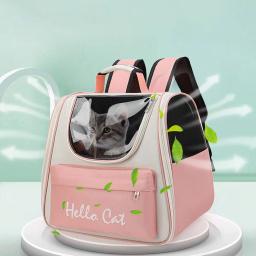 Mochila portátil de grande capacidade para animais, Confortável e respirável, Dog and Cat Bag, Outing - Image 1