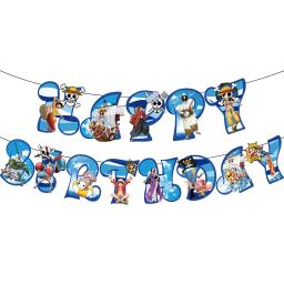 One Piece Feliz Aniversário Decoração Da Festa, Luffy Foil Balão, Número Azul Set, Backdrop Banner, Bolo Decorativo Topper, Brinquedos - Image 3
