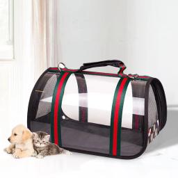 Airline Aprovado Pet Carrier Bag Bolsa de Ombro Respirável Dobrável, Cachorro de Transporte de Viagem, Animais de pequeno porte, Animais de estimação - Image 1