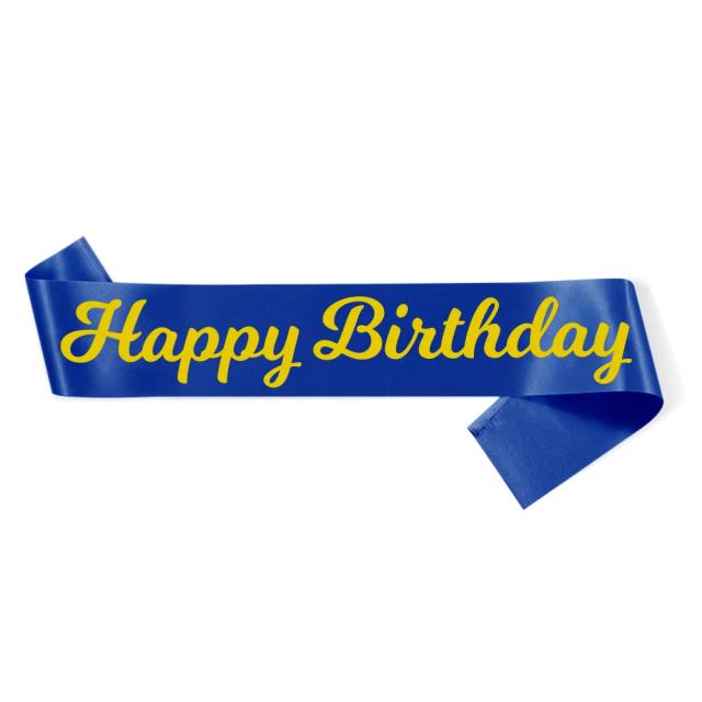 Feliz Aniversário! Decorações, Lembranças e Presentes Especiais para a Celebração Sash
